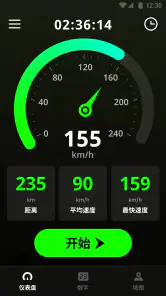 GPS 车速表 - 车速表、里程表、检测时速 screenshot