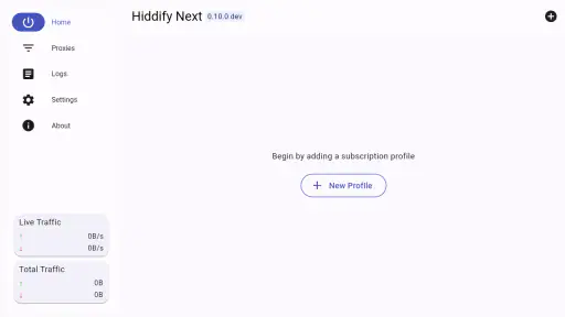 Hiddify Next(预览) screenshot