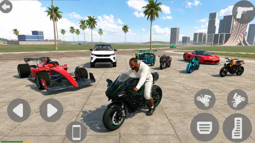 Indian Theft Bike Driving Game screenshot