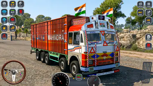 Indian Truck Offroad Cargo 3D screenshot