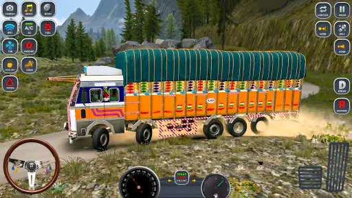 Indian Truck Offroad Cargo 3D screenshot