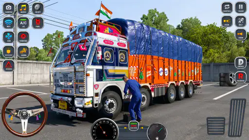 Indian Truck Offroad Cargo 3D screenshot
