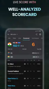Just Cricket: Fast Live Score screenshot