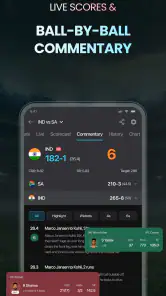 Just Cricket: Fast Live Score screenshot