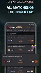 Just Cricket: Fast Live Score screenshot