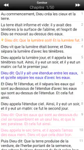 La Sainte Bible, Louis Segond screenshot