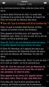 La Sainte Bible, Louis Segond screenshot