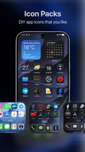 Launcher OS 27 : Liquid Glass screenshot