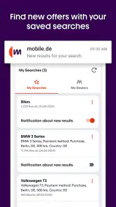 mobile.de - car market screenshot