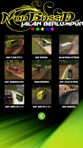 Mod Jalan Rusak Bussid Lumpur screenshot