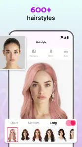 Modiface Haircut:Hair Makeover screenshot