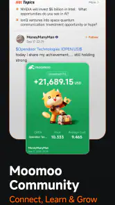 moomoo: stocks & trading screenshot