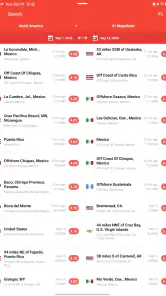 My Earthquake Alerts - Map screenshot