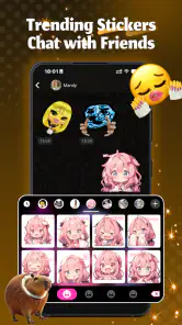 Neon Love 主题键盘 screenshot