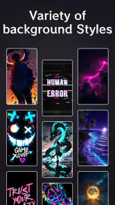 Neon Red Heartbeat 主题键盘 screenshot