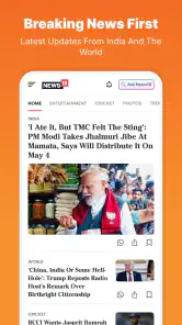 News18: India Live News App screenshot