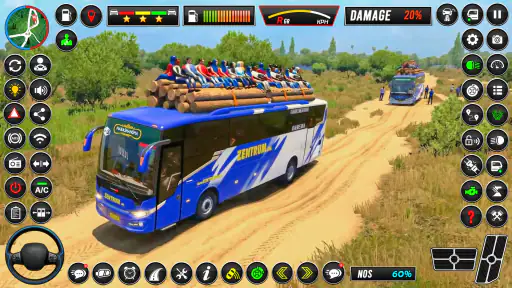 Offroad Bus Sim Driving Game screenshot