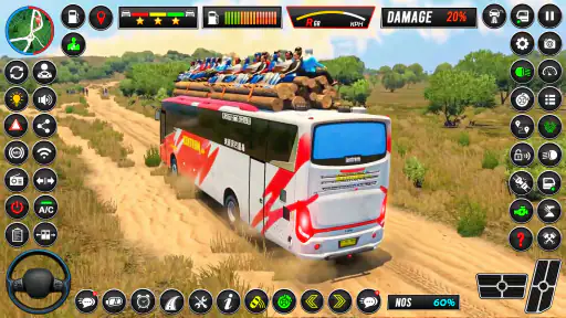 Offroad Bus Sim Driving Game screenshot