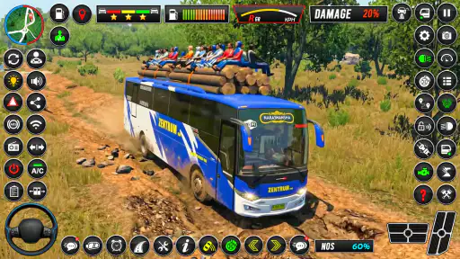 Offroad Bus Sim Driving Game screenshot