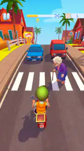 Paper Boy Race 3D - 酷跑小游戏 screenshot