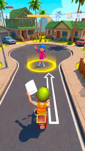 Paper Boy Race 3D - 酷跑小游戏 screenshot