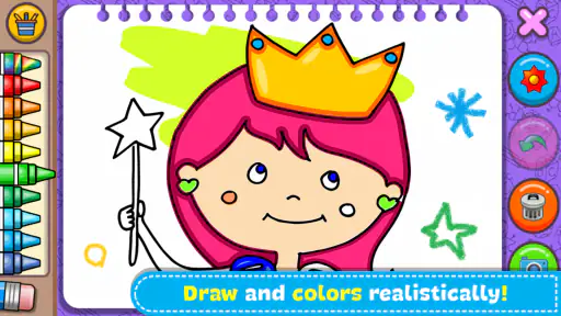 Princess Coloring Book & Games screenshot