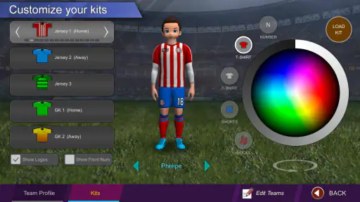 Pro League Soccer screenshot
