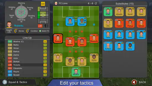 Pro League Soccer screenshot