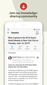 Quora: the knowledge platform screenshot