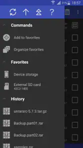 RAR screenshot