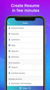Resume Builder App, CV maker screenshot