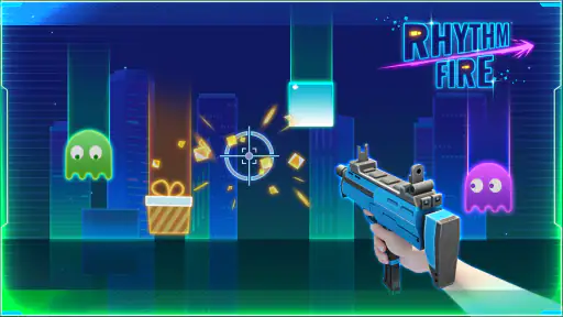 Rhythm Fire – EDM音乐射击游戏 screenshot