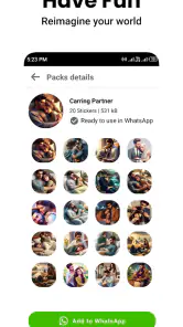Romantic Stickers WASticker.ly screenshot