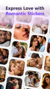Romantic Stickers - WAStickers screenshot