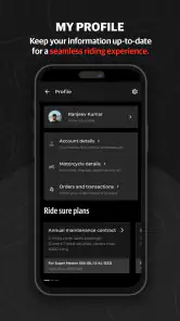 Royal Enfield App screenshot