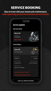 Royal Enfield App screenshot
