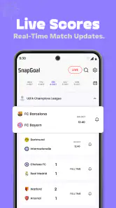 SnapGoal:足球即时比分 screenshot