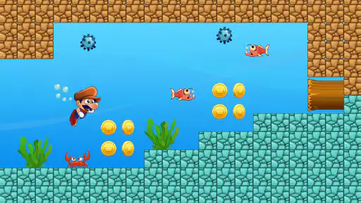 Super Bino Go:跳跃冒险丛林游戏 screenshot
