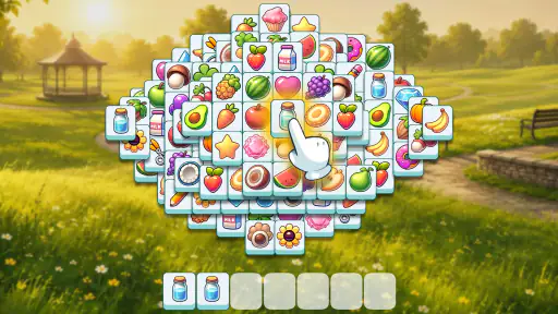 Tile Park: 温馨拼图 screenshot