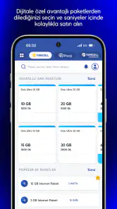 Turkcell screenshot