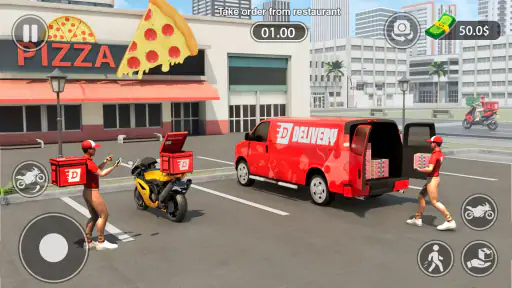 Urban Food Delivery Game screenshot