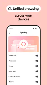 Yandex Browser with Alice AI screenshot