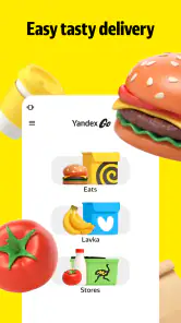 Yandex Go: Taxi Food Delivery screenshot