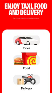 Yango: taxi, food, delivery screenshot