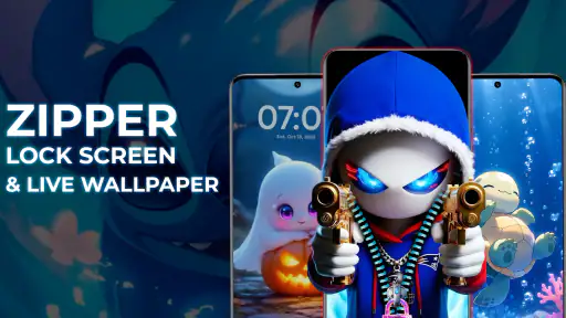 Zipper Lock Screen & Wallpaper screenshot