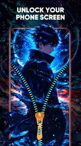 Zipper Lock Screen & Wallpaper screenshot