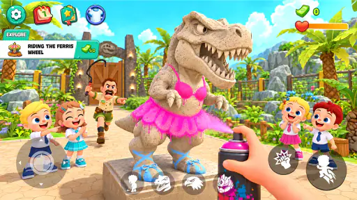Zoo Prank 2: Jurassic Animals screenshot