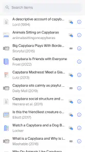 Zotero screenshot