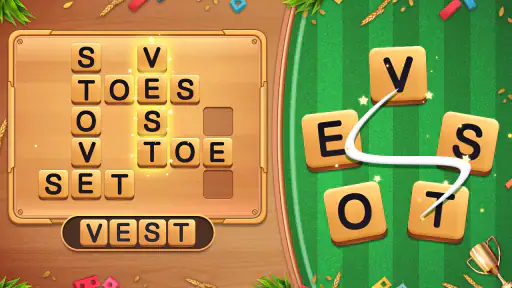 单词传奇字迷 - 令人着迷的英文填字组词连接游戏 screenshot