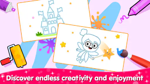 女孩的着色和绘画 screenshot
